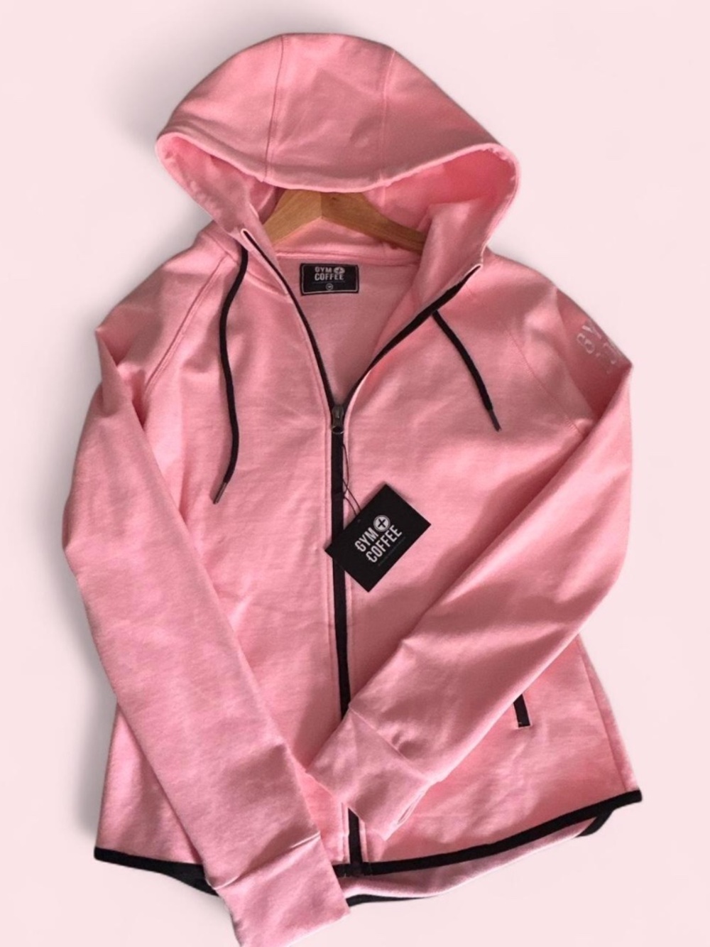 Gym+Coffee Women's Pink Hoodie
